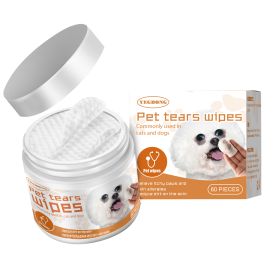 Yegbong Pet Wet Wipes Cleaning Dogs And Cats Tear Stain Removal Eye Cleaning Eye Wipes Eye Dirt Removal Cotton Pads (Option: 1pcs)